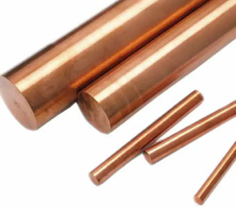 Yüksek Sertlik Bakır Çubuk C10100 C10200 C11000 6mm 8mm 10mm 16mm Katı Bakır Çubuk