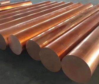 Yüksek Sertlik Bakır Çubuk C10100 C10200 C11000 6mm 8mm 10mm 16mm Katı Bakır Çubuk