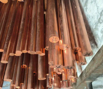 Üreticinin stokları Katı Bakır Çubuk C10100 C11000 C12000 En kaliteli saf bakır çubuk